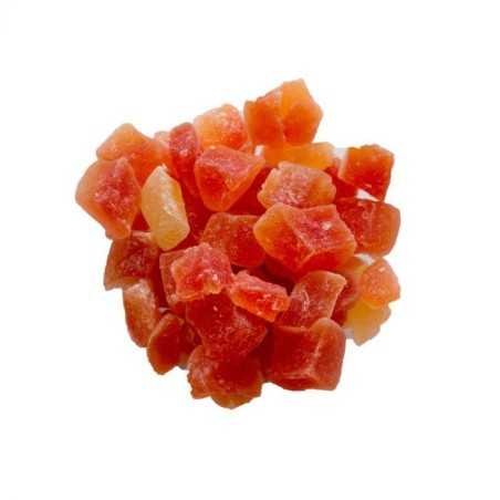 Fruta deshitratada papaya