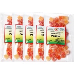 Fruta deshitratada papaya