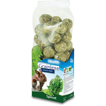 JR FARM Grainless Health bolitas vitaminas con espinacas