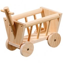 Carro de madera - soporte heno