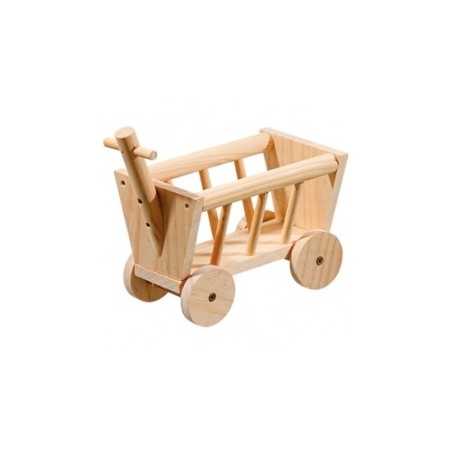 Carro de madera - soporte heno