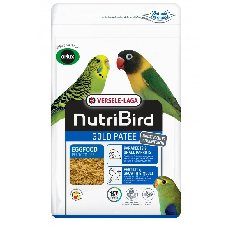 Pasta de huevo humedo para periquitos/agapornis