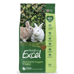 Burgess Excel para conejos adultos con menta