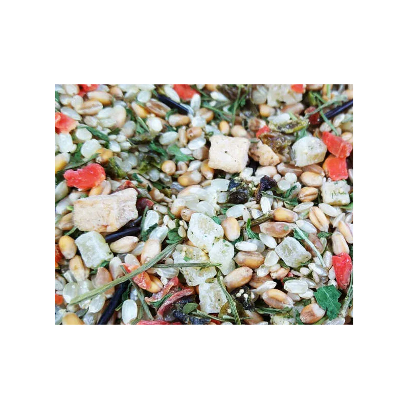 Comida para cocinar - Menú de arroz con frutas y verduras