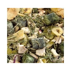 Alfalfa con manzana y platano